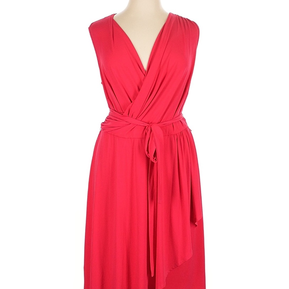 London Times Red Dress, 1X